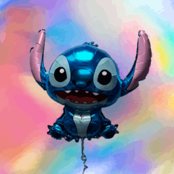 Stitch Blue Shaped Foil Balloon