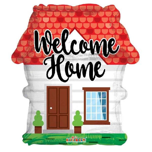 Welcome Home House Shape 18 Inch Foil Balloon