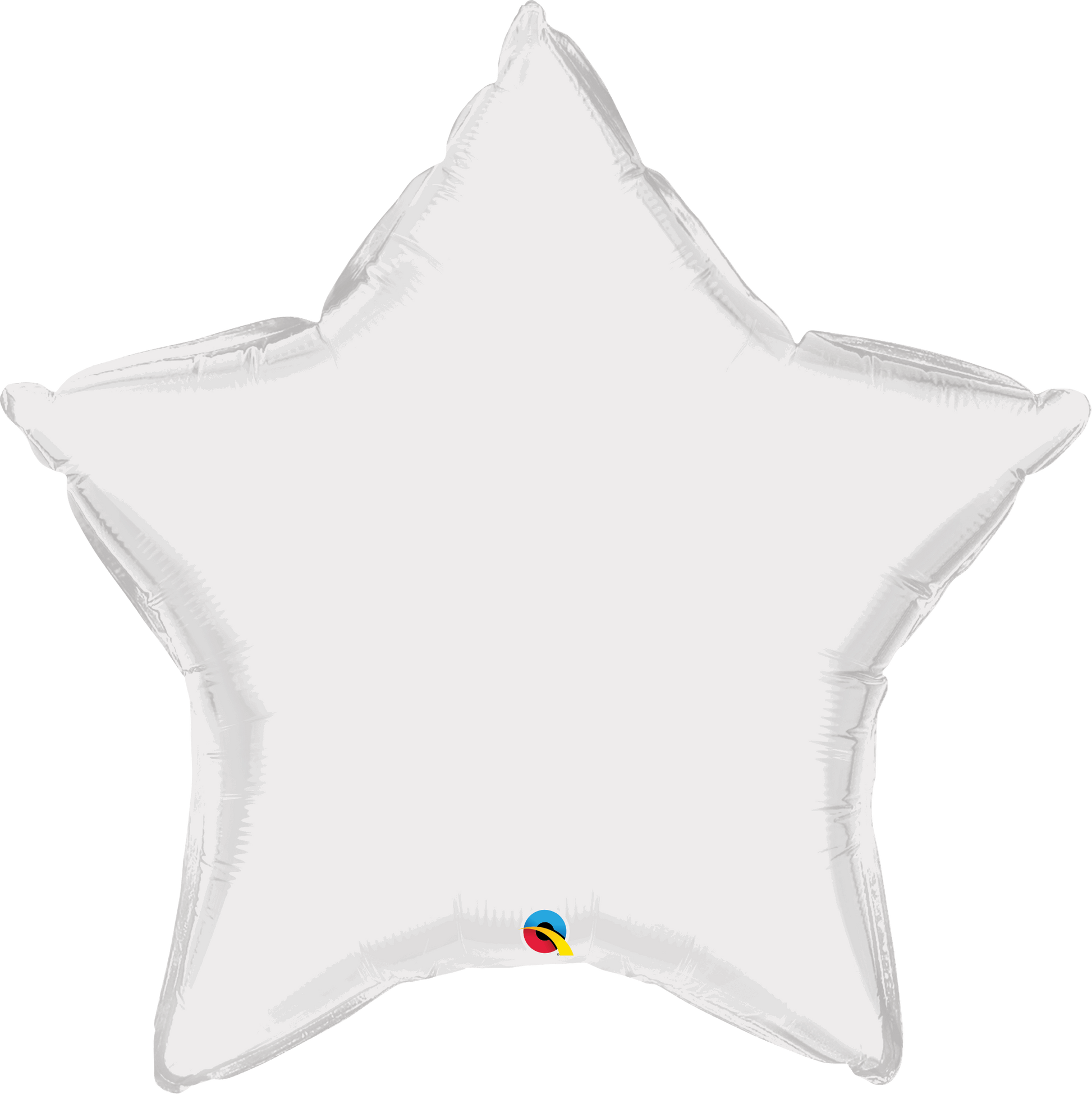 White Star Foil Balloons