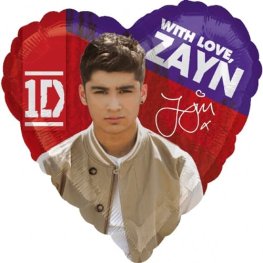 17″ Zayn Malik 1D One Direction With Love Balloon