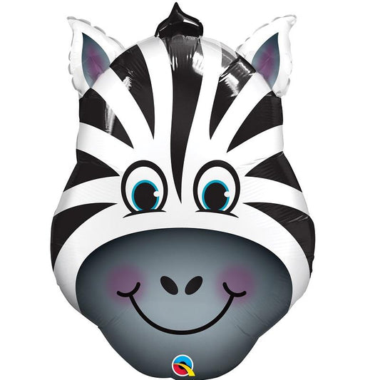 Zebra Head Shaped Foil Balloon