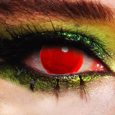 Blind Red Contact Lenses