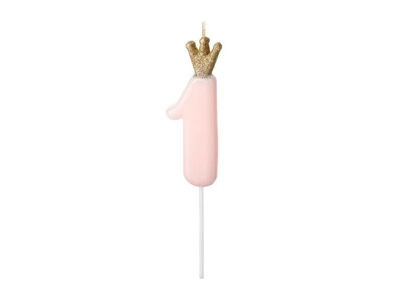 Crown Candle Pink 1