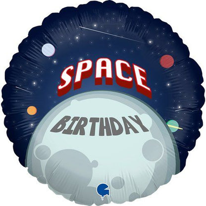 Space Birthday Foil Balloon