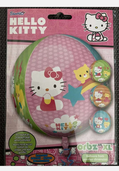 Hello Kitty Orbz Foil Balloon Package