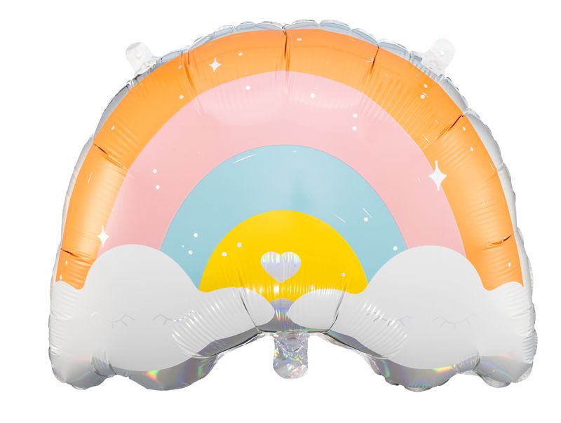 Pastel Rainbow Shape Foil Balloon