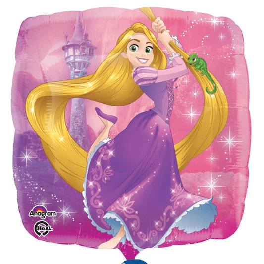 Princess Rapunzel Square Foil Balloon