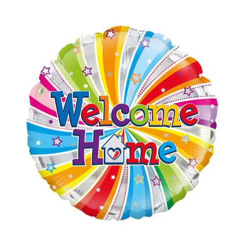 Welcome Home Swirl 18 Inch Foil Balloon